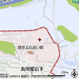 岩手県奥州市衣川日向62-33周辺の地図