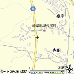 岩手県大船渡市末崎町内田周辺の地図