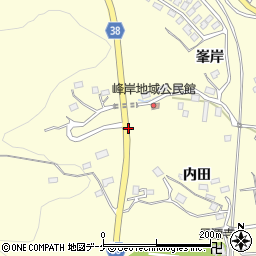 岩手県大船渡市末崎町（内田）周辺の地図