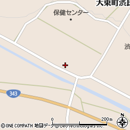 岩手県一関市大東町渋民大洞地141周辺の地図