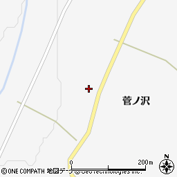 岩手県一関市大東町猿沢清水田36周辺の地図