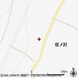 岩手県一関市大東町猿沢清水田35周辺の地図