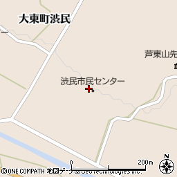 岩手県一関市大東町渋民小林周辺の地図