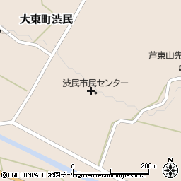 岩手県一関市大東町渋民（小林）周辺の地図
