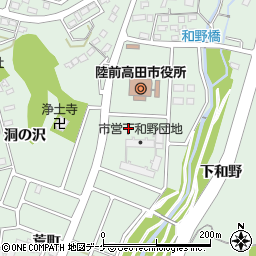 陸前高田高等職業訓練校周辺の地図