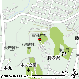 禊瀧神社周辺の地図