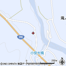 秋田県湯沢市皆瀬坂ノ上周辺の地図
