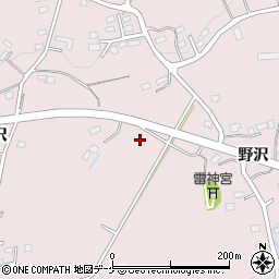 岩手県陸前高田市米崎町（西の沢）周辺の地図