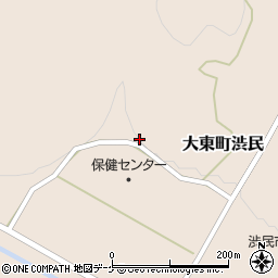 岩手県一関市大東町渋民大洞地60周辺の地図