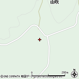 岩手県一関市大東町大原山吹121-3周辺の地図