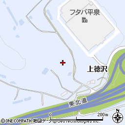 岩手県西磐井郡平泉町平泉上徳沢周辺の地図