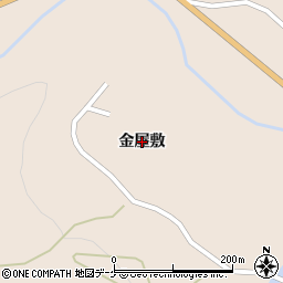 岩手県陸前高田市矢作町（金屋敷）周辺の地図