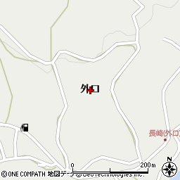 岩手県大船渡市赤崎町外口周辺の地図