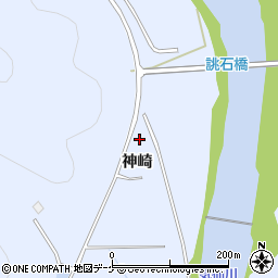 岩手県陸前高田市気仙町神崎周辺の地図