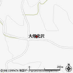 岩手県一関市大東町猿沢大畑北沢周辺の地図