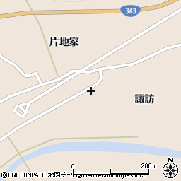 下矢作簡易郵便局周辺の地図