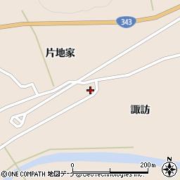 岩手県陸前高田市矢作町片地家3周辺の地図