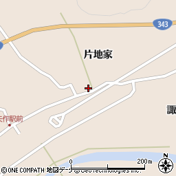 岩手県陸前高田市矢作町片地家26周辺の地図