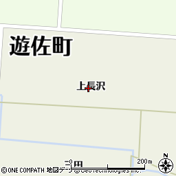 山形県遊佐町（飽海郡）吉出（上長沢）周辺の地図