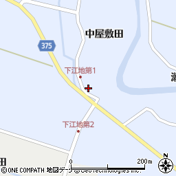 江地簡易郵便局周辺の地図