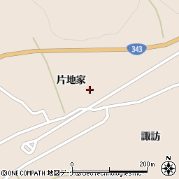 岩手県陸前高田市矢作町片地家12周辺の地図