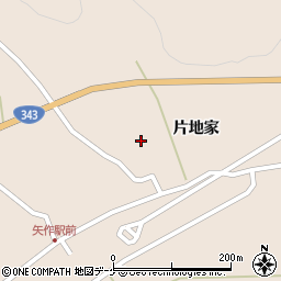 岩手県陸前高田市矢作町片地家66-1周辺の地図