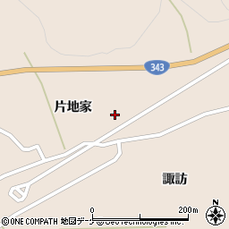 岩手県陸前高田市矢作町片地家10周辺の地図