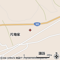 岩手県陸前高田市矢作町片地家24周辺の地図