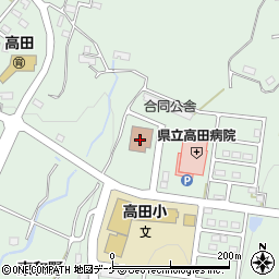 陸前高田市役所　保健福祉総合センター周辺の地図