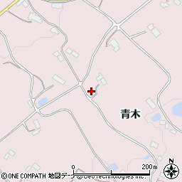 岩手県奥州市前沢生母青木61周辺の地図