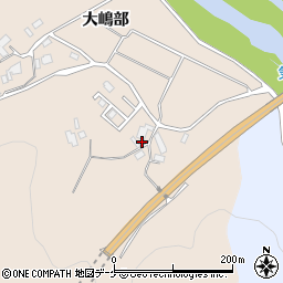 岩手県陸前高田市矢作町大嶋部53周辺の地図