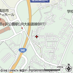 岩手県陸前高田市高田町鳴石32周辺の地図
