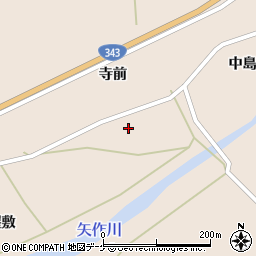岩手県陸前高田市矢作町中島40周辺の地図
