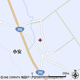 秋田県湯沢市皆瀬（向野）周辺の地図