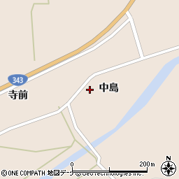 岩手県陸前高田市矢作町中島17周辺の地図