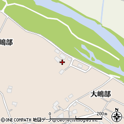 岩手県陸前高田市矢作町大嶋部129周辺の地図