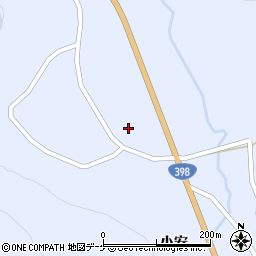 秋田県湯沢市皆瀬（下村）周辺の地図