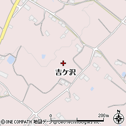 岩手県奥州市前沢生母（吉ケ沢）周辺の地図