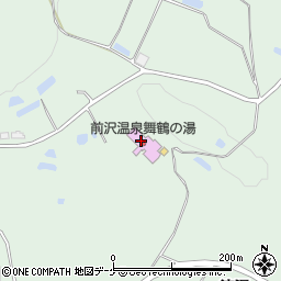 前沢温泉　舞鶴の湯周辺の地図