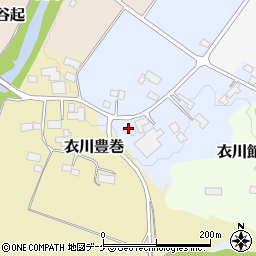 岩手県奥州市衣川六道75周辺の地図