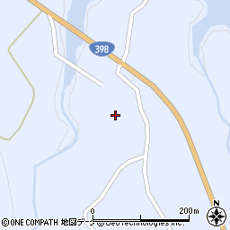 秋田県湯沢市皆瀬下林周辺の地図