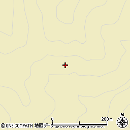 秋田県湯沢市高松三途川山周辺の地図