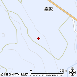 秋田県湯沢市皆瀬山根周辺の地図