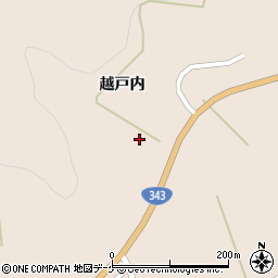 岩手県陸前高田市矢作町越戸内191周辺の地図