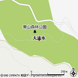 秋田県湯沢市小野大清水周辺の地図