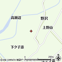 山形県飽海郡遊佐町野沢山越道39周辺の地図