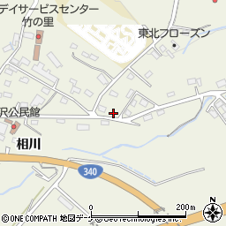 岩手県陸前高田市竹駒町相川152-8周辺の地図