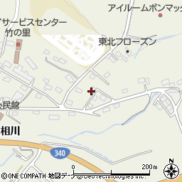 岩手県陸前高田市竹駒町相川152周辺の地図