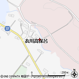 岩手県奥州市衣川高保呂41周辺の地図