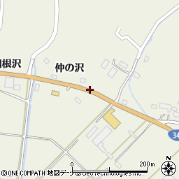 国道３４０号線周辺の地図